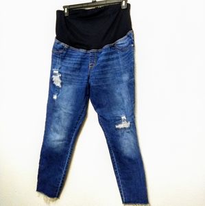 Isabel Maternity distressed jeans sz16 full panel